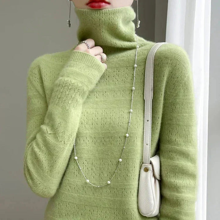 Aria - Pull Col Roulé Haut de gamme Doux