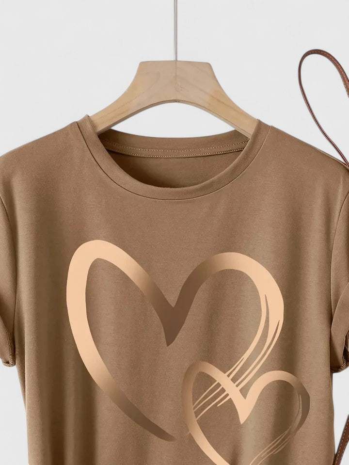 Lea | T-shirt confortable à manches courtes.