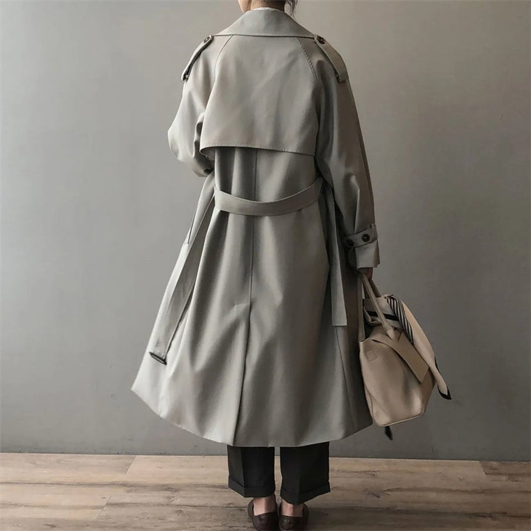 Amarante | Trench long oversize croisé