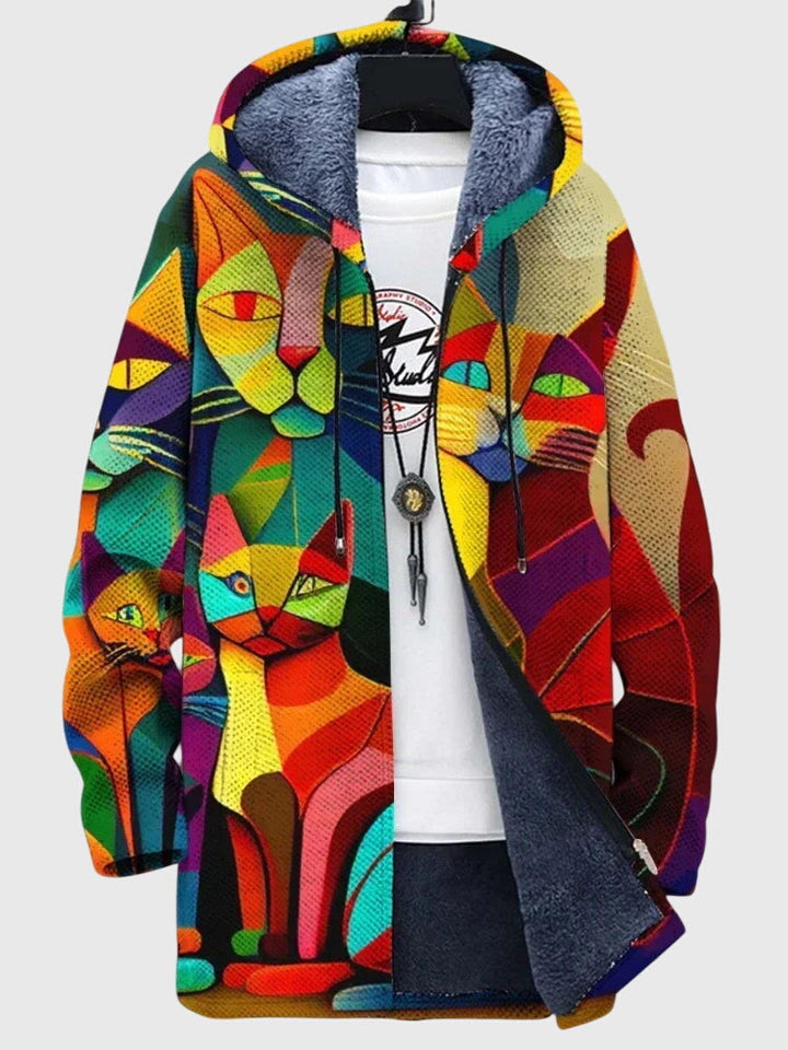 Anna - Veste avec impression artistique