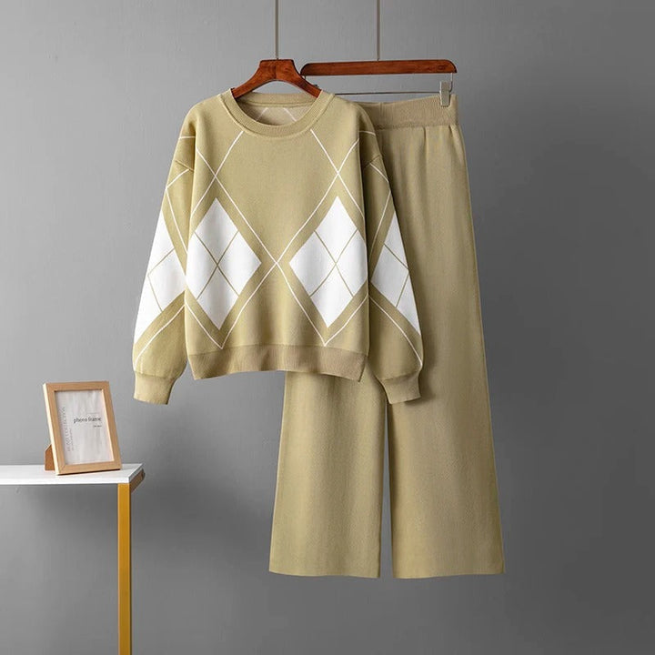 Lily - Ensemble de Pull Chaud en Deux Pièces