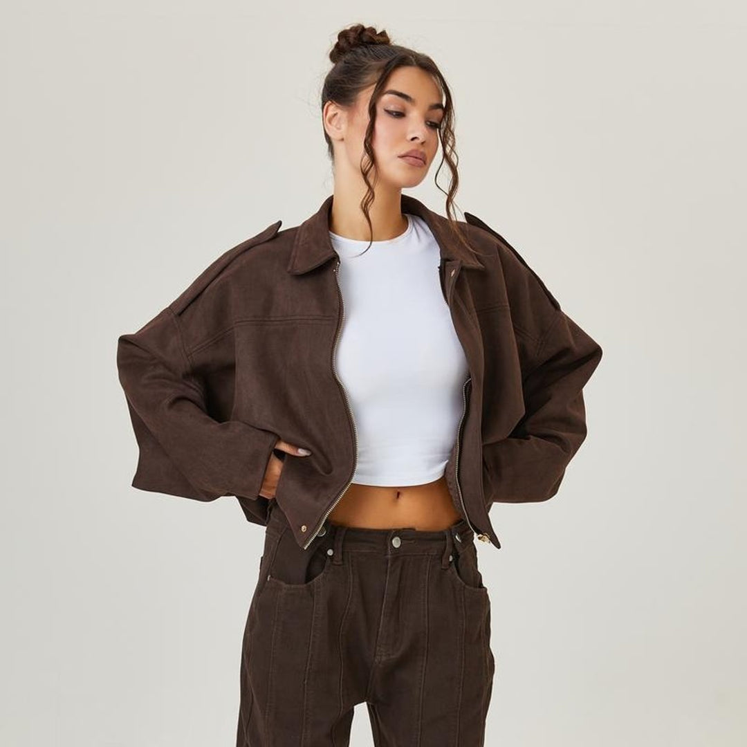Calliope | Blouson oversize à épaulettes