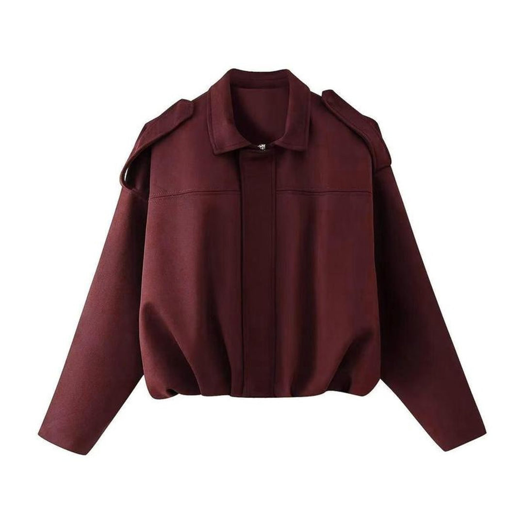 Calliope | Blouson oversize à épaulettes