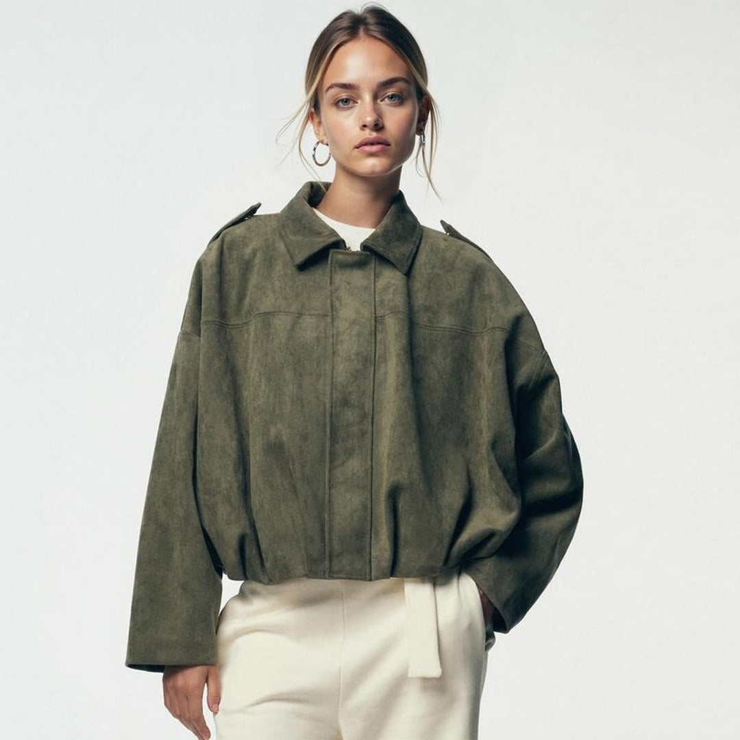 Calliope | Blouson oversize à épaulettes