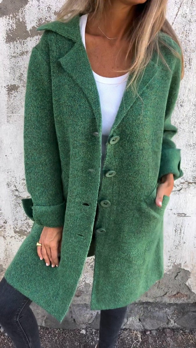 Donatienne | Manteau long décontracté à revers