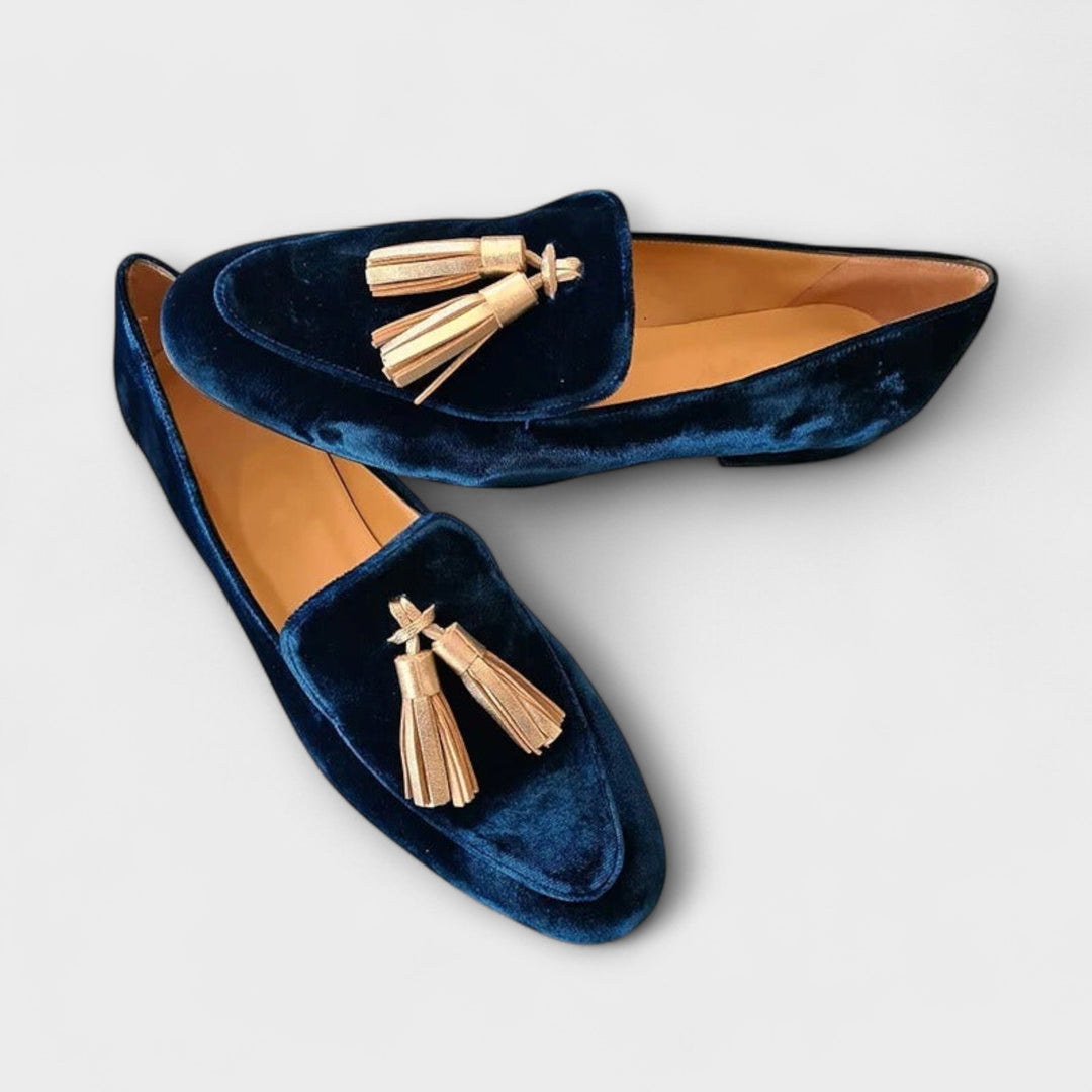 Quinnlyn | Mocassins Vintage avec Franges
