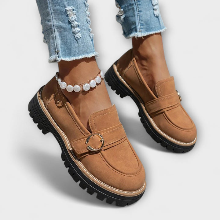 Lora | Mocassins décontractés à bout rond