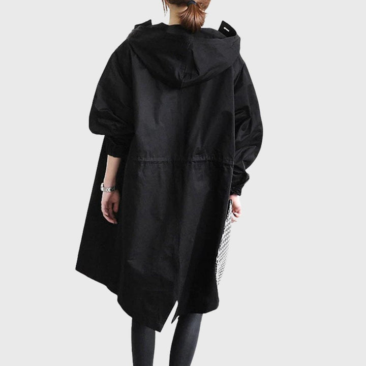 Edith | Manteau long ample à capuche