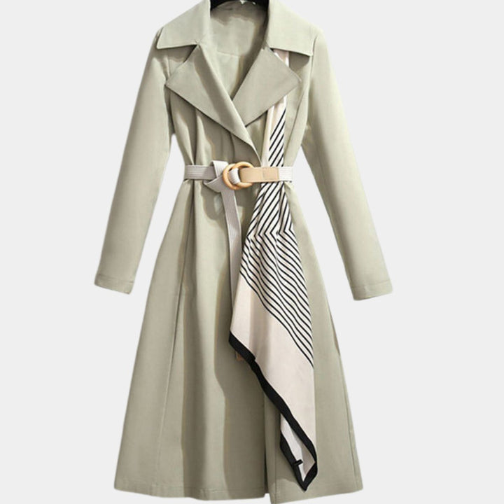 Émilienne | Trench midi ceinturé à revers
