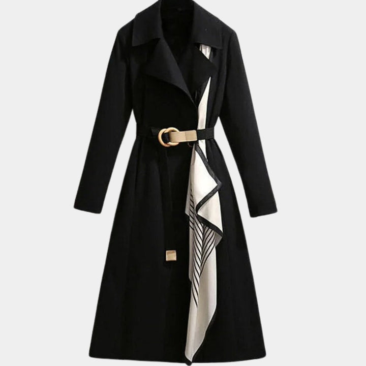 Émilienne | Trench midi ceinturé à revers