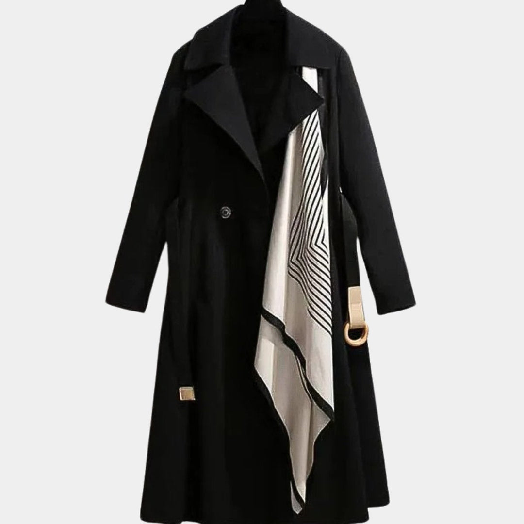 Émilienne | Trench midi ceinturé à revers