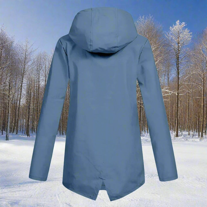 Fabiola | Veste mi-longue zippée à capuche