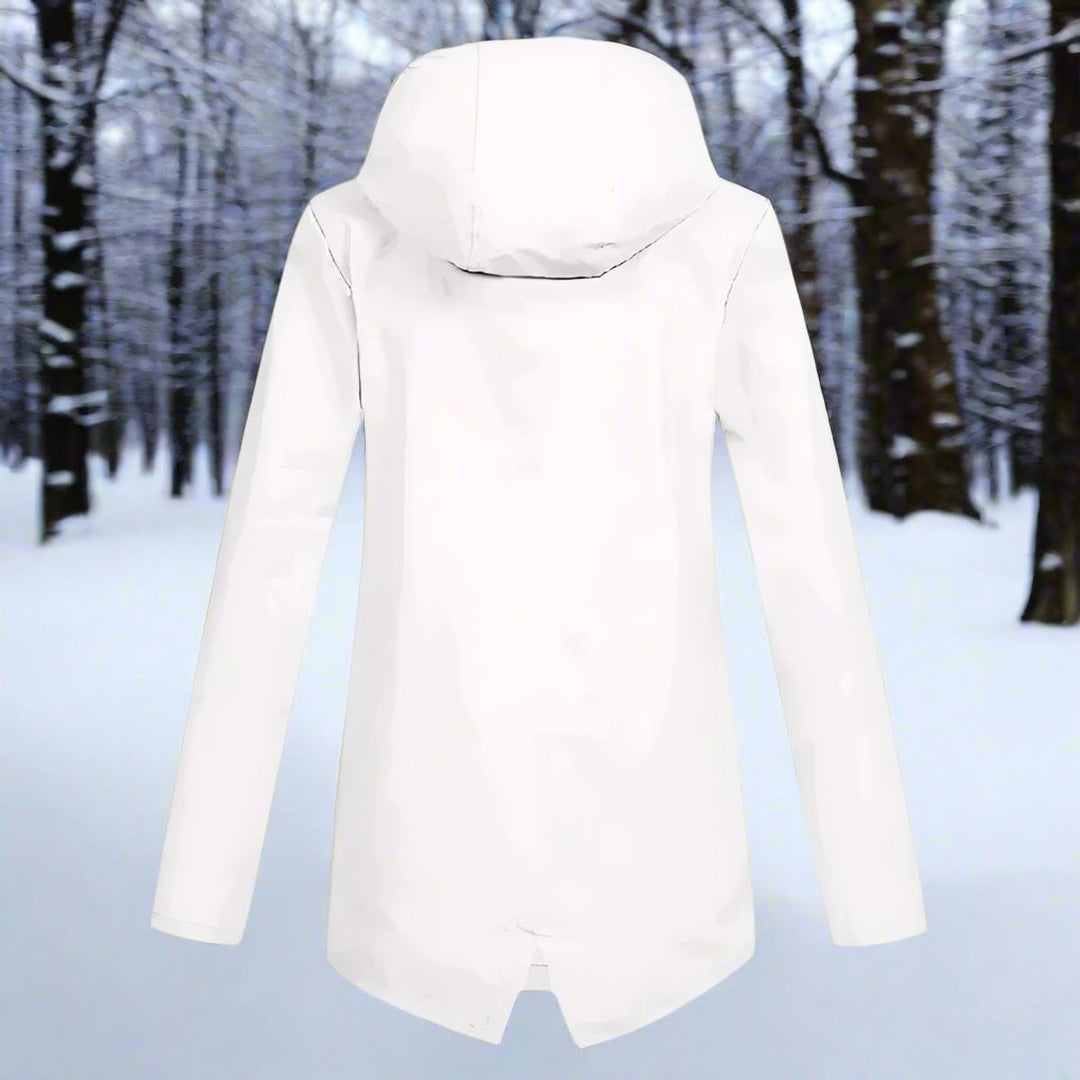Fabiola | Veste mi-longue zippée à capuche