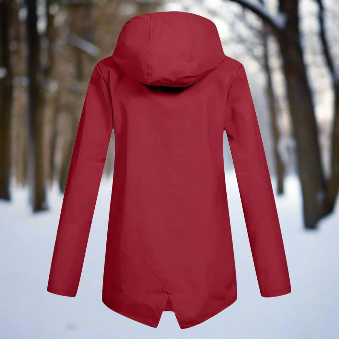 Fabiola | Veste mi-longue zippée à capuche