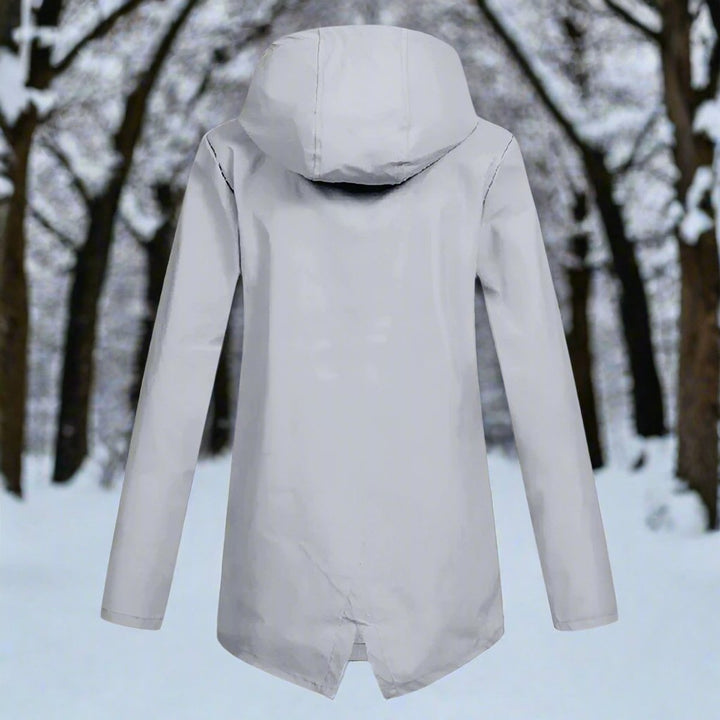 Fabiola | Veste mi-longue zippée à capuche
