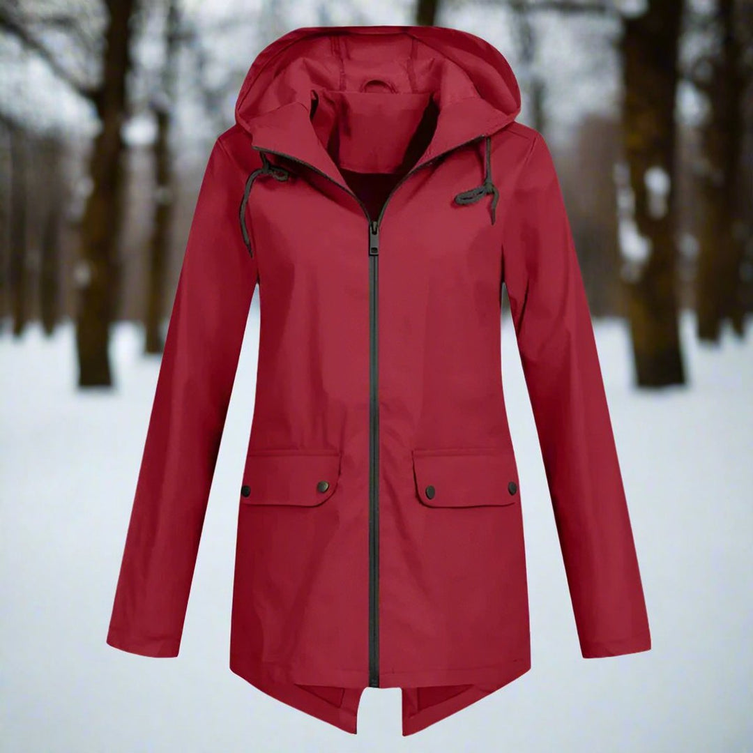 Fabiola | Veste mi-longue zippée à capuche
