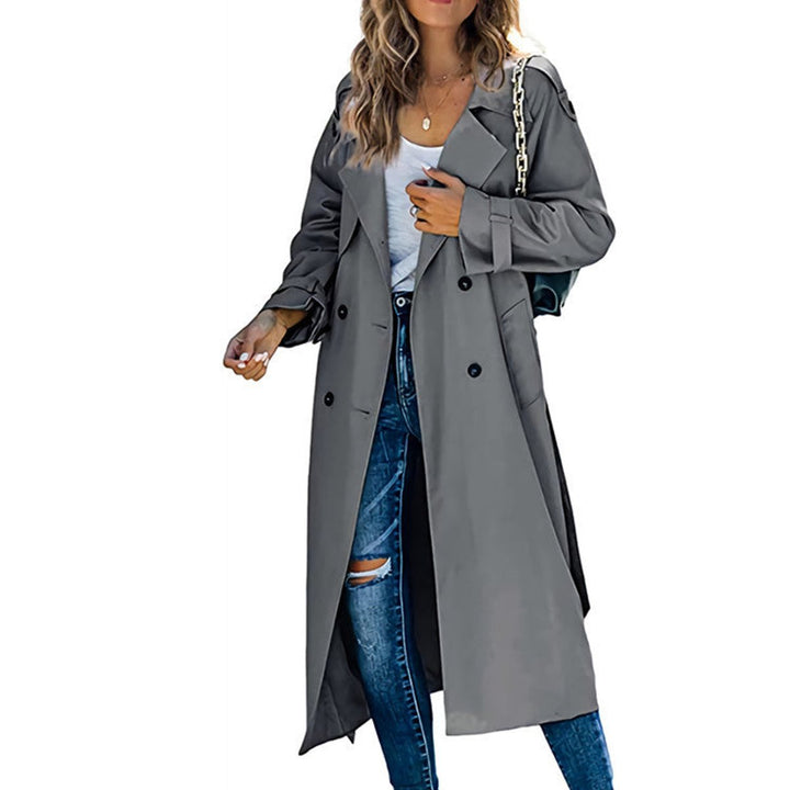 Florentine | Trench long croisé ceinturé
