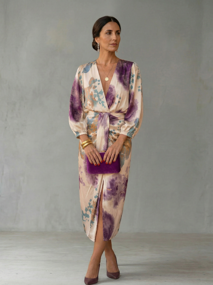 Valeria | Robe élégante à col en V