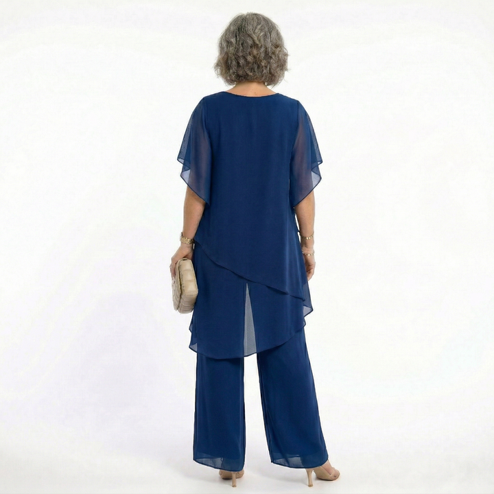Guenièvre | Ensemble de cérémonie en voile à volants