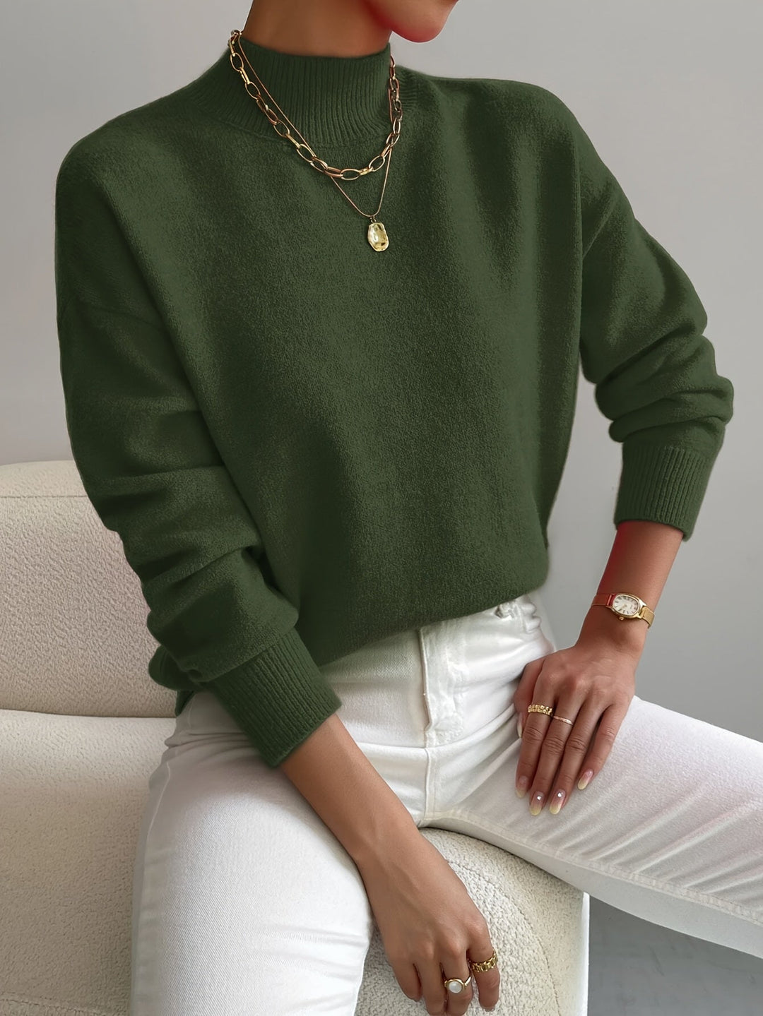 Irma | Pull doux à col cheminée