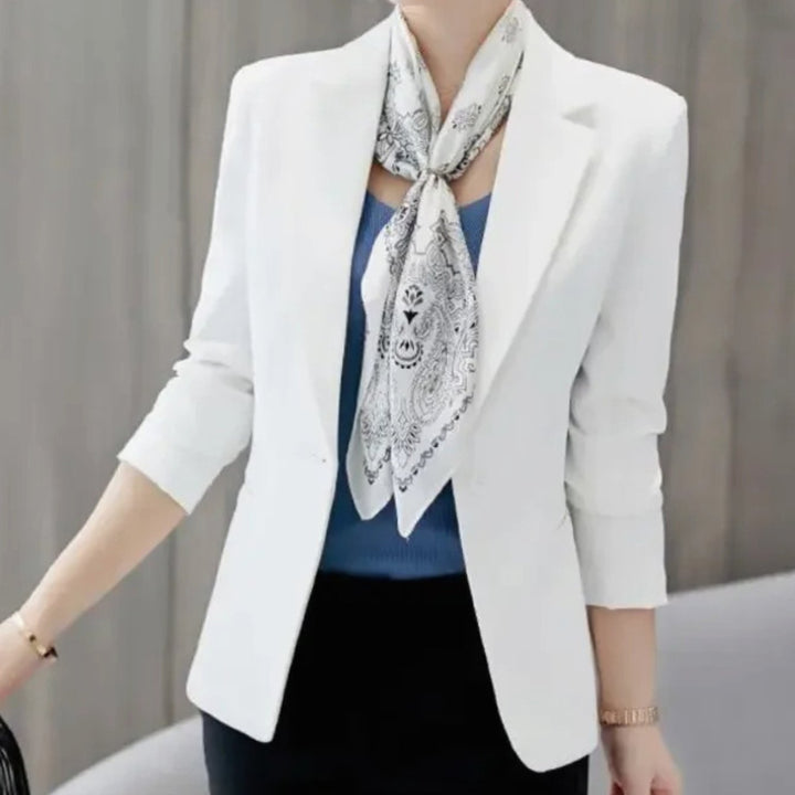 Isménie | Blazer cintré court à un bouton
