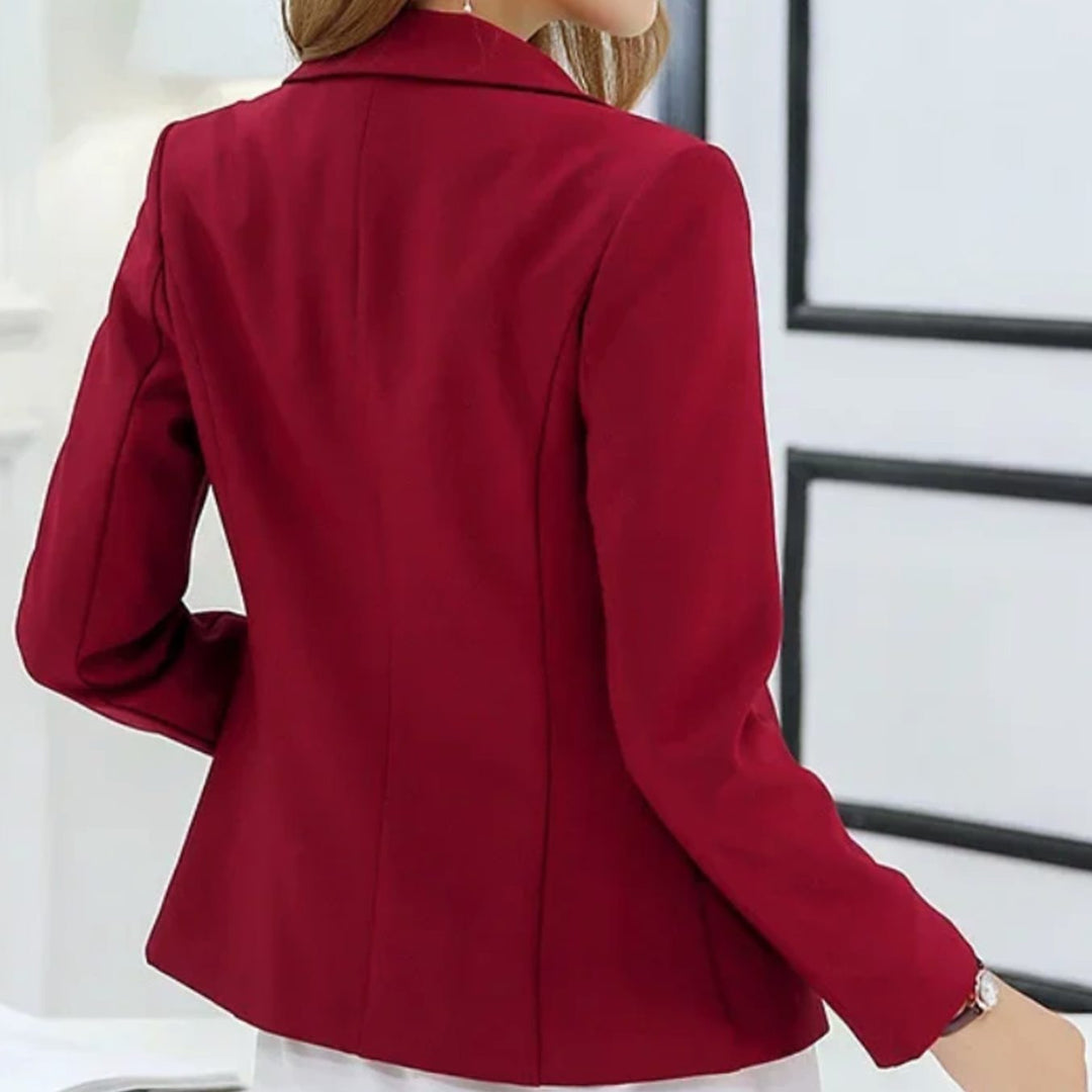 Isménie | Blazer cintré court à un bouton
