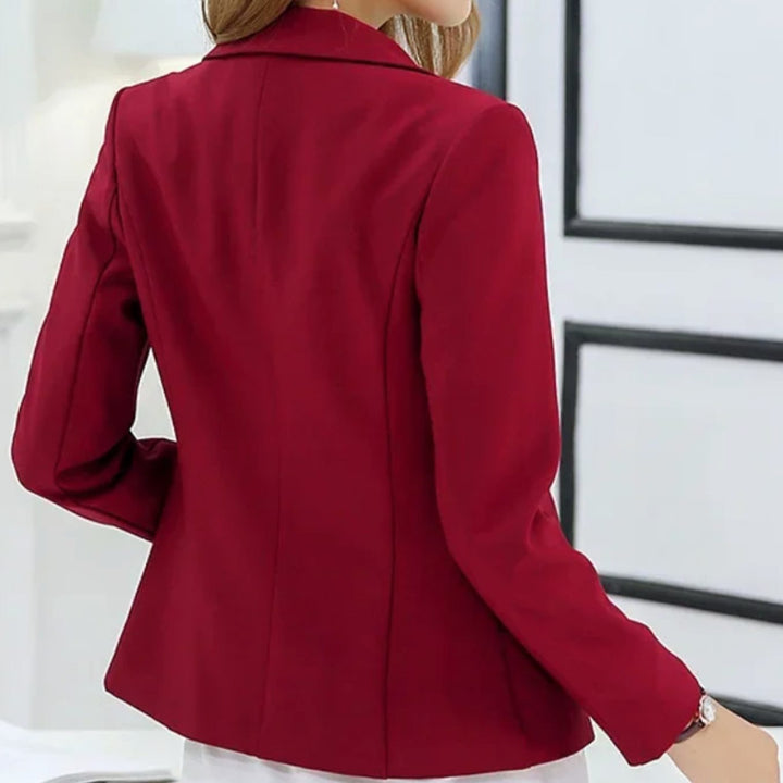 Isménie | Blazer cintré court à un bouton