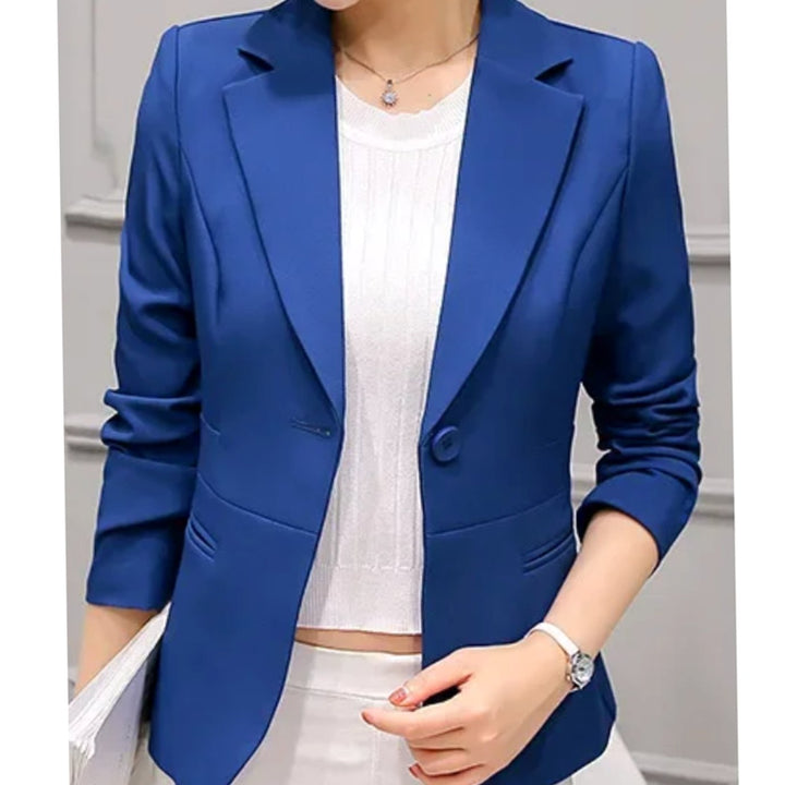 Isménie | Blazer cintré court à un bouton