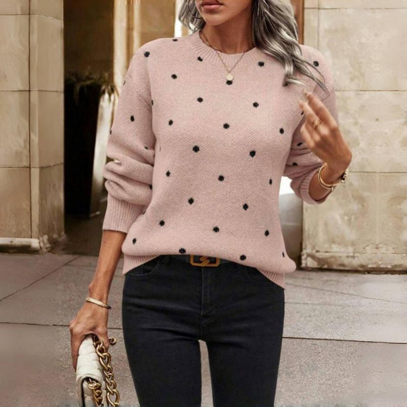 Jordane | Pull en maille à pois