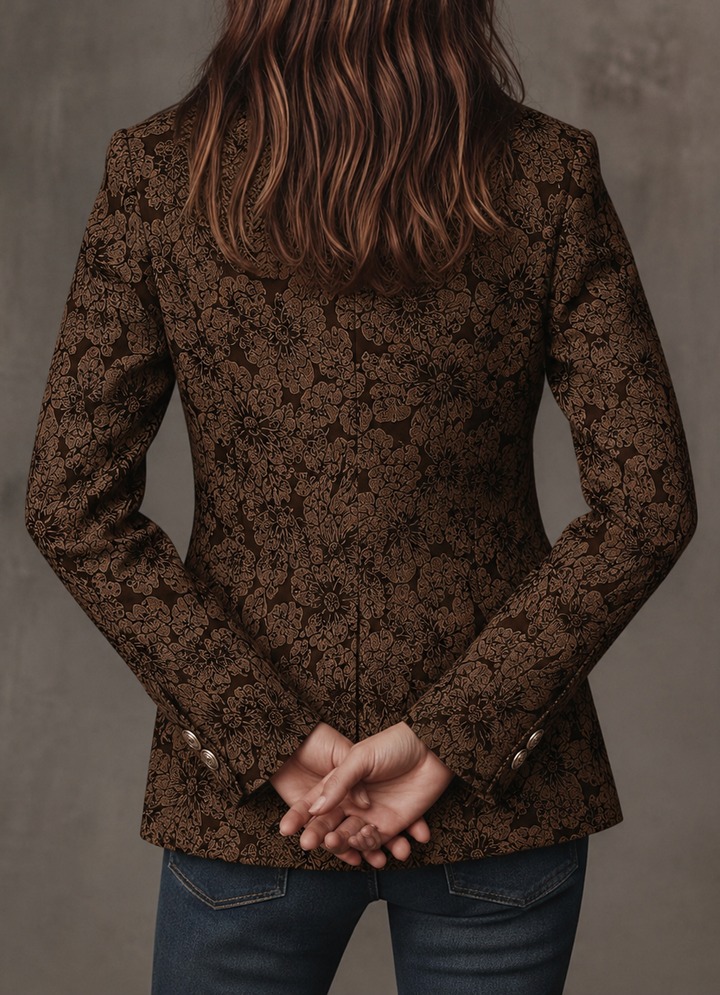 Joséphine | Blazer ajusté en jacquard