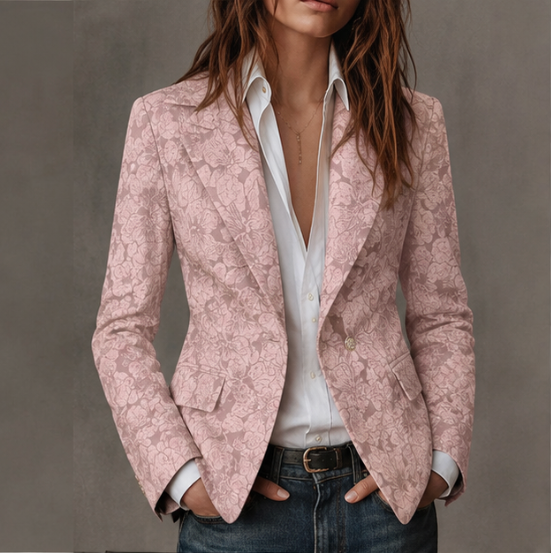 Joséphine | Blazer ajusté en jacquard