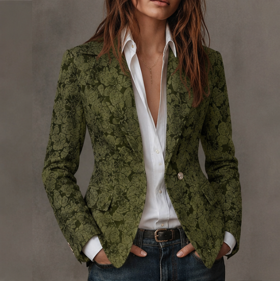 Joséphine | Blazer ajusté en jacquard