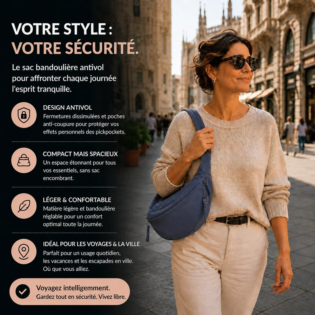 Mara | Sac à Bandoulière Bleu