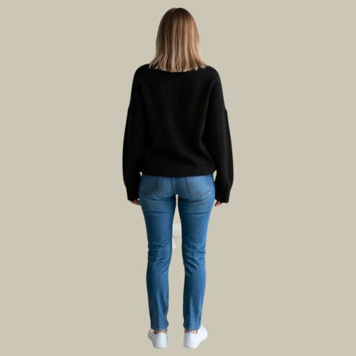 Monelle | Pull ample à col roulé