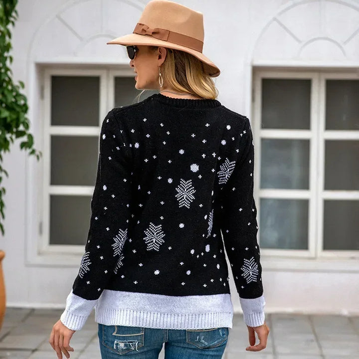 Natacha | Pull de Noël à tête de renne