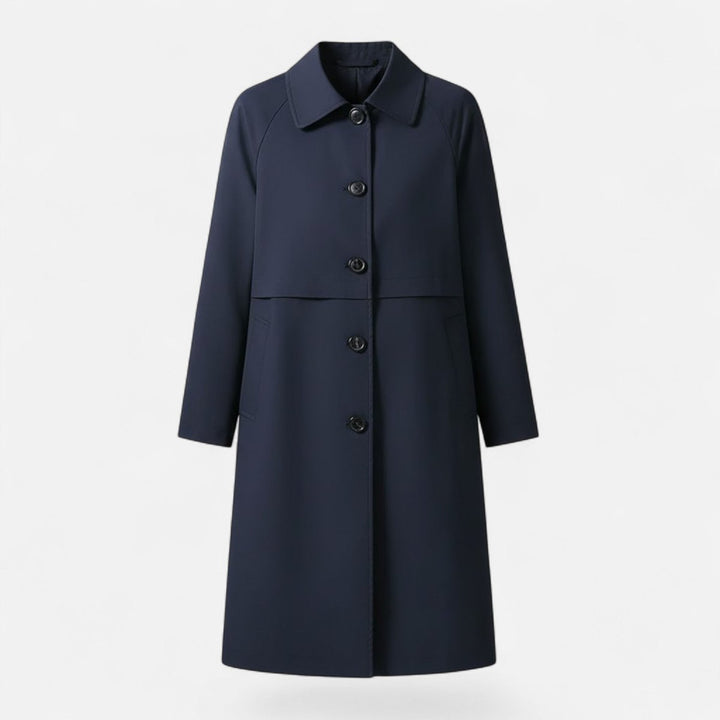 Néréa | Manteau mi-long à col chemise