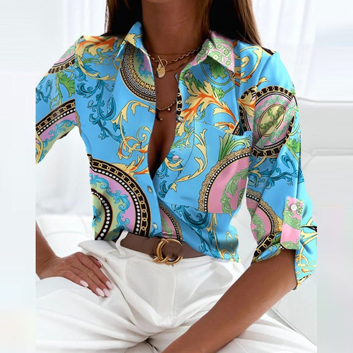 Eldbjørg | Blouse Élégante avec Col