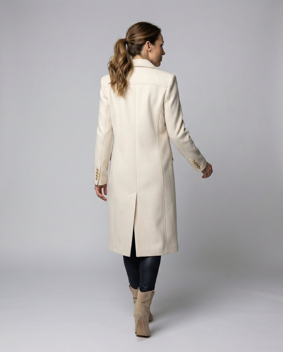 Augustine | Manteau long croisé à revers